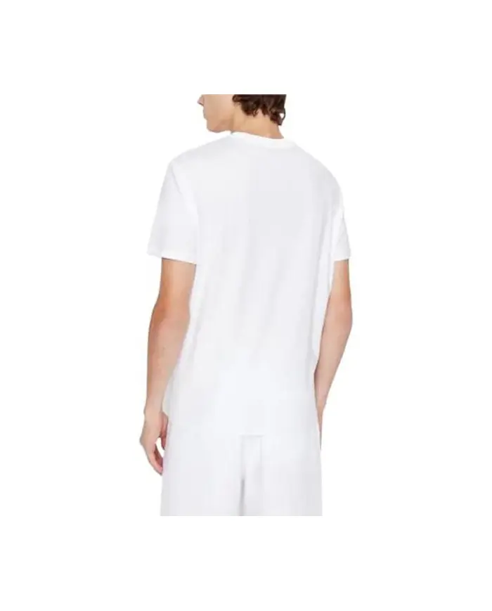 Armani Exchange Męski T-shirt T-shirt 3LZTBE-ZJ8LZ-1100 Biały | Sklep Monotox