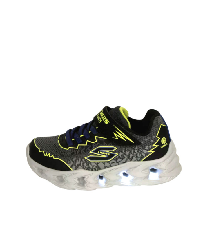 Skechers Dziecięce Sneakersy Vortex 2.0 Zorento 400603LBKYL Czarny | Sklep Monotox