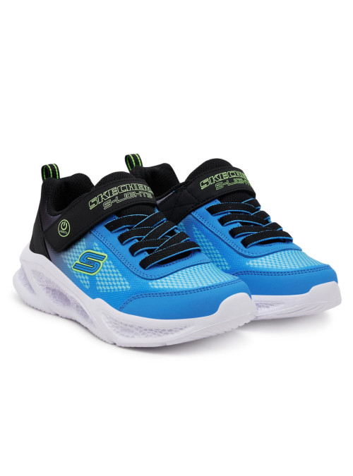 Skechers Dziecięce Junior Sneakersy Meteor-lights Krendox 401495LBKBL Niebieski | Sklep Monotox