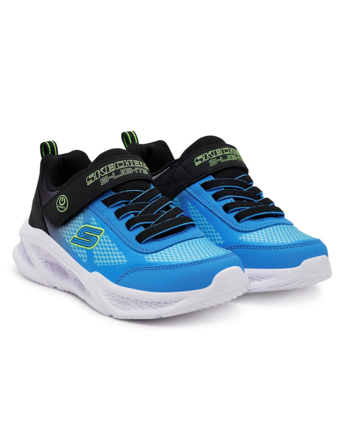 Skechers Dziecięce Junior Sneakersy Meteor-lights Krendox 401495LBKBL Niebieski | Sklep Monotox
