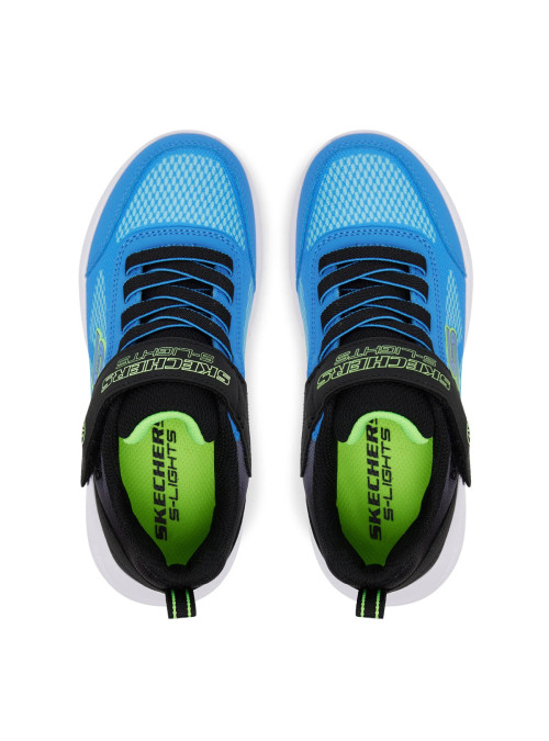 Skechers Dziecięce Junior Sneakersy Meteor-lights Krendox 401495LBKBL Niebieski | Sklep Monotox