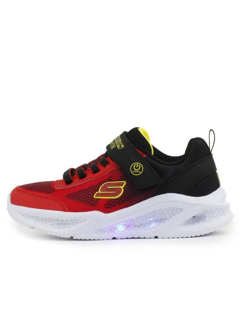 Skechers Dziecięce Sneakersy Skechers Meteor-lights Krendox 401495LRDBK Czerwony | Sklep Monotox