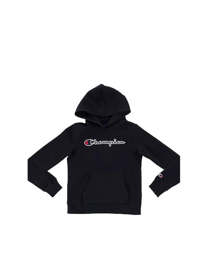 Champion Dziecięca Bluza Hooded Sweatshirt 404225KK001 Czarny | Sklep Monotox