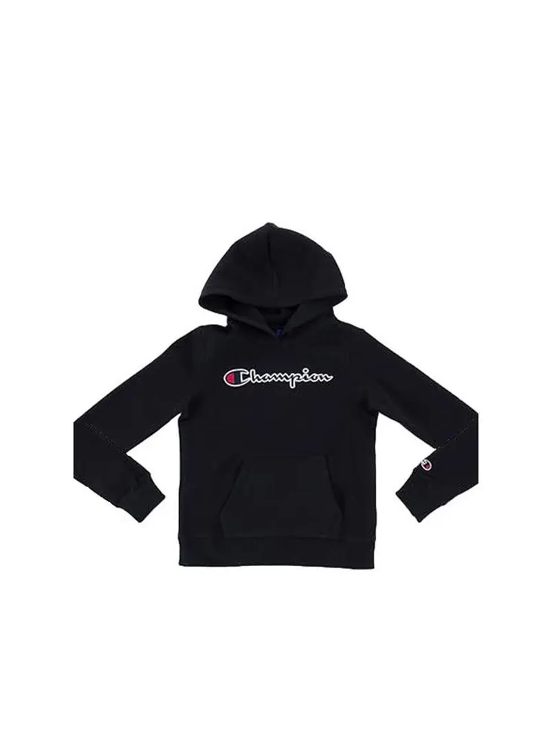 Champion Dziecięca Bluza Hooded Sweatshirt 404225KK001 Czarny | Sklep Monotox