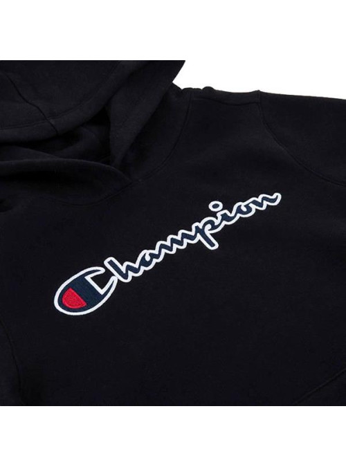 Champion Dziecięca Bluza Hooded Sweatshirt 404225KK001 Czarny | Sklep Monotox