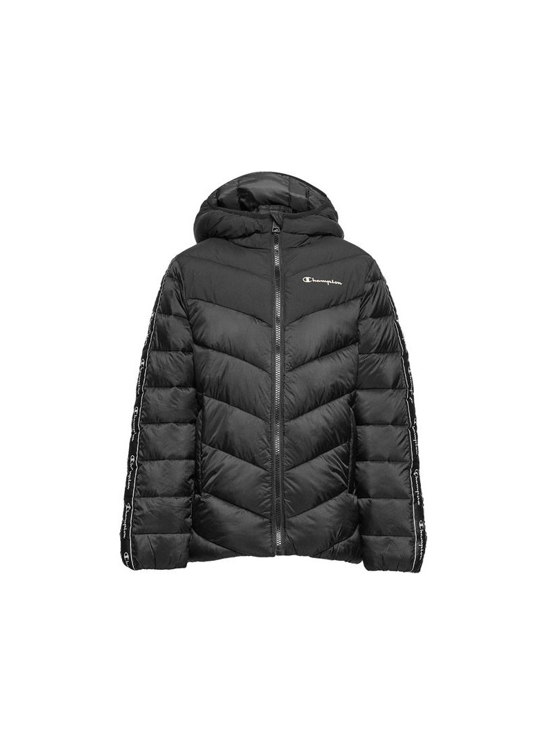 Champion Dziecięca Kurtka Hooded Jacket 404247KK001 Czarny | Sklep Monotox