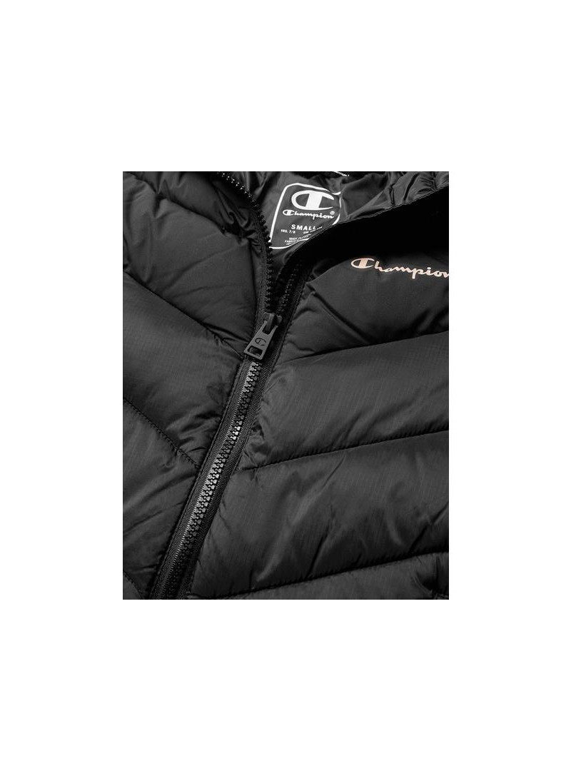 Champion Dziecięca Kurtka Hooded Jacket 404247KK001 Czarny | Sklep Monotox