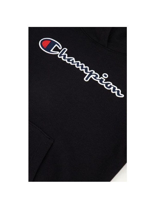 Champion Dziecięca Bluza Hooded Sweatshirt 404330KK001 Czarny | Sklep Monotox