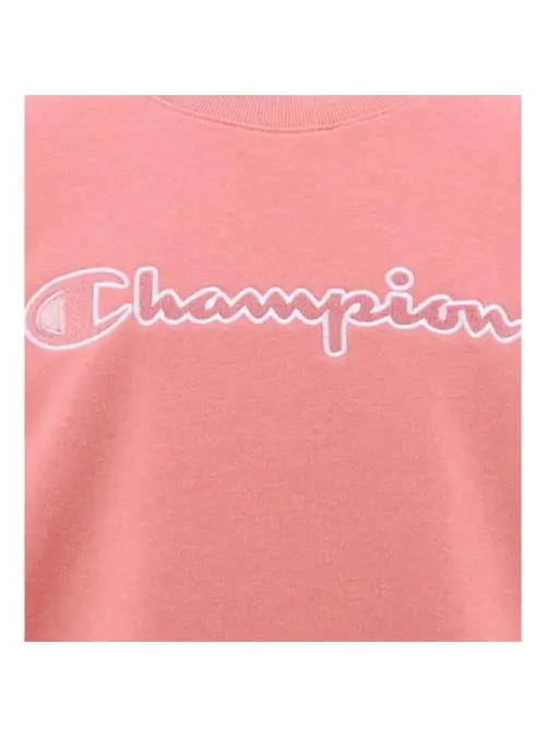 Champion Dziecięca Bluza Crewneck Sweatshirt 404331PS092 Różowy | Sklep Monotox