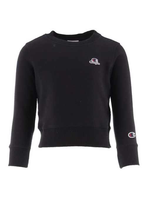 Champion Rochester Dziecięca Bluza Crewneck Croptop Sweatshirt 404332KK001 Czarny | Sklep Monotox