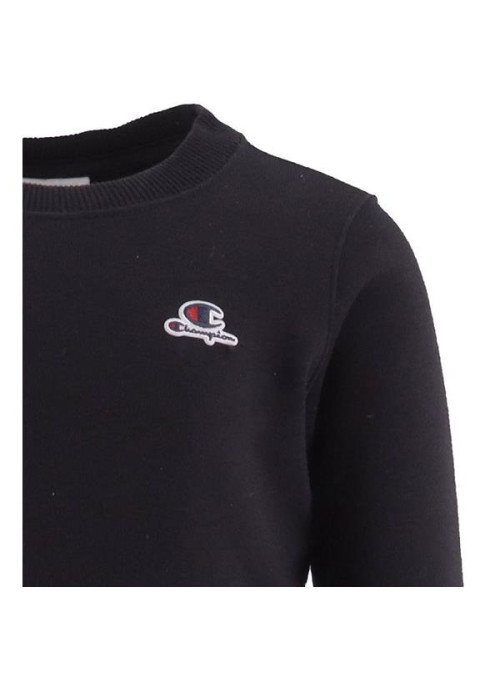 Champion Rochester Dziecięca Bluza Crewneck Croptop Sweatshirt 404332KK001 Czarny | Sklep Monotox