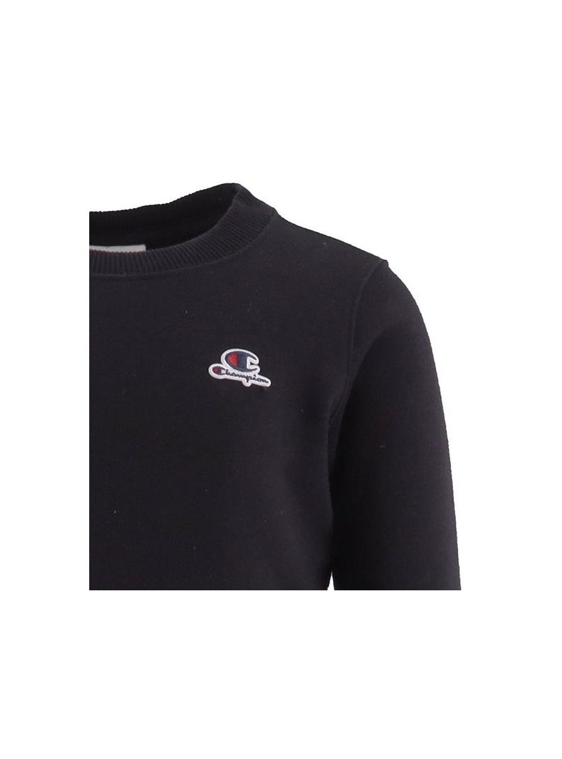 Champion Rochester Dziecięca Bluza Crewneck Croptop Sweatshirt 404332KK001 Czarny | Sklep Monotox