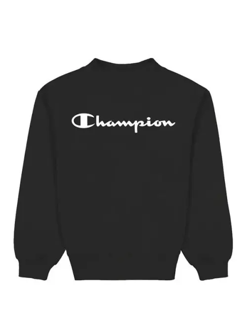 Champion Dziecięca Bluza Crewneck Sweatshirt 404443KK001 Czarny | Sklep Monotox