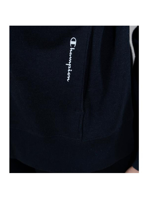 Champion Dziecięca Bluza Hooded Full Zip Sweatshirt 404444KK001 Czarny | Sklep Monotox
