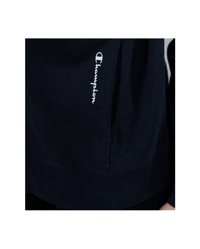 Champion Dziecięca Bluza Hooded Full Zip Sweatshirt 404444KK001 Czarny | Sklep Monotox