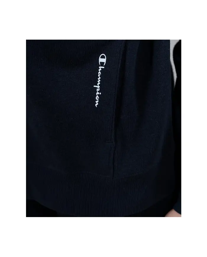 Champion Dziecięca Bluza Hooded Full Zip Sweatshirt 404444KK001 Czarny | Sklep Monotox