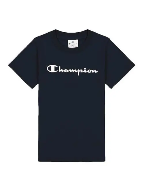 Champion Dziecięcy T-shirt Crewneck T-shirt 404541BS501 Granatowy | Sklep Monotox