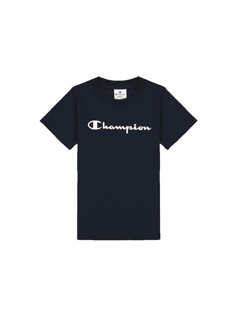Champion Dziecięcy T-shirt Crewneck T-shirt 404541BS501 Granatowy | Sklep Monotox