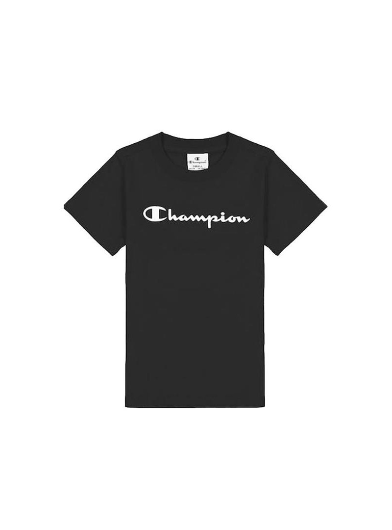 Champion Dziecięcy T-shirt Crewneck T-shirt 404541KK001 Czarny | Sklep Monotox