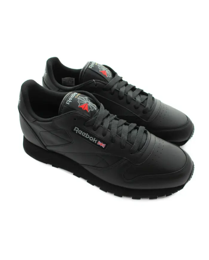 Reebok Dziecięce Sneakersy Classic Leather 50149 Czarny | Sklep Monotox