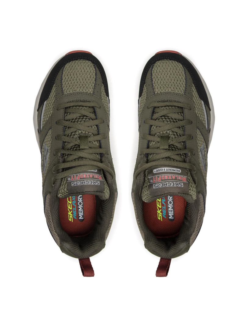 Skechers Męskie Sneakersy Oak Canyon Verketta 51898OLBK Zielony | Sklep Monotox