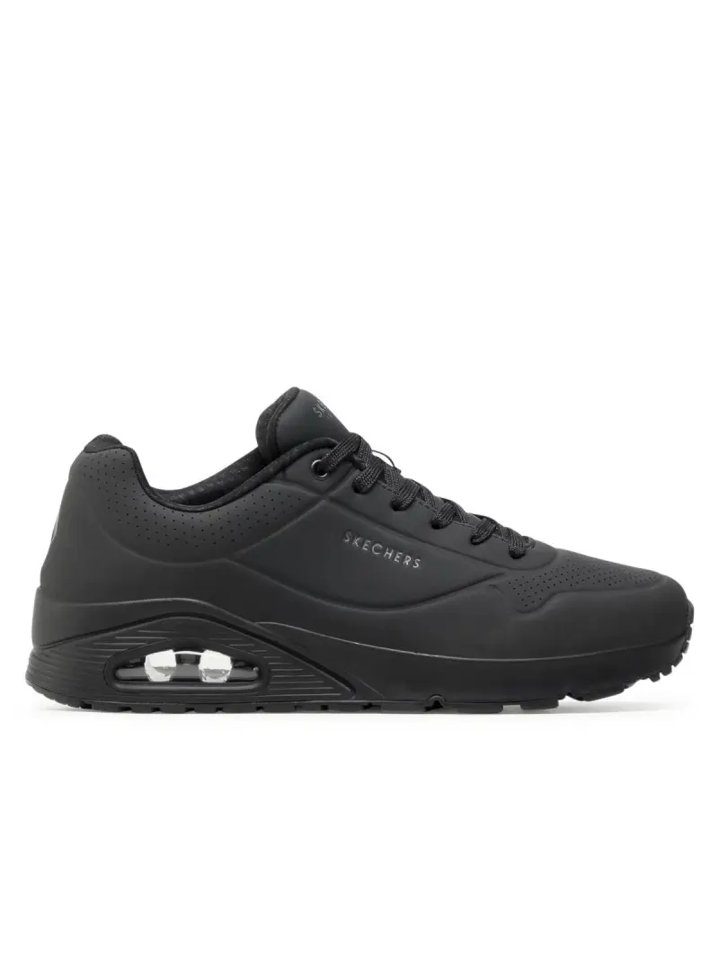 Skechers Męskie Sneakersy Uno Stand On Air 52458BBK Czarny | Sklep Monotox