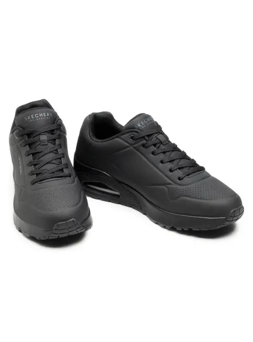 Skechers Męskie Sneakersy Uno Stand On Air 52458BBK Czarny | Sklep Monotox