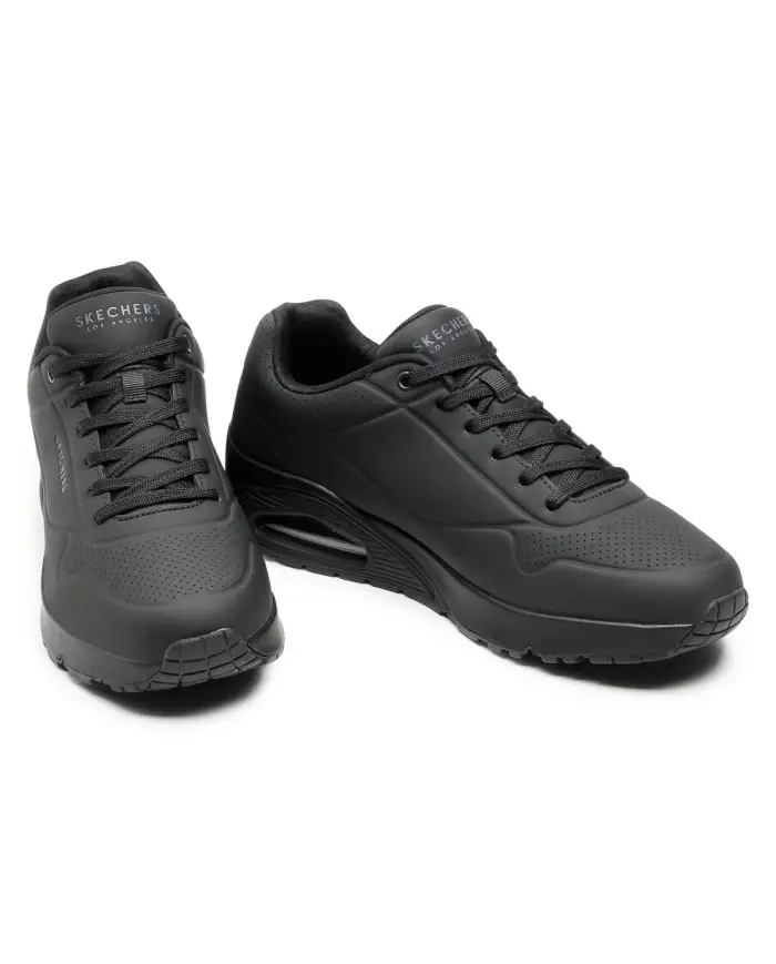 Skechers Męskie Sneakersy Uno Stand On Air 52458BBK Czarny | Sklep Monotox