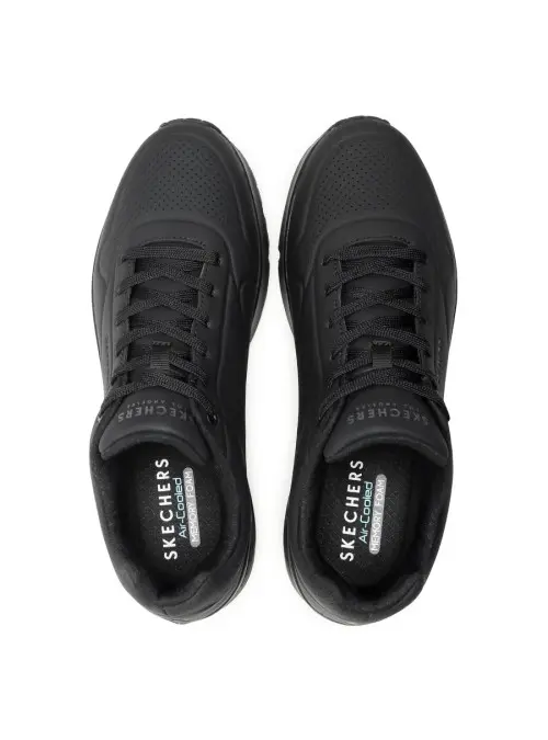 Skechers Męskie Sneakersy Uno Stand On Air 52458BBK Czarny | Sklep Monotox