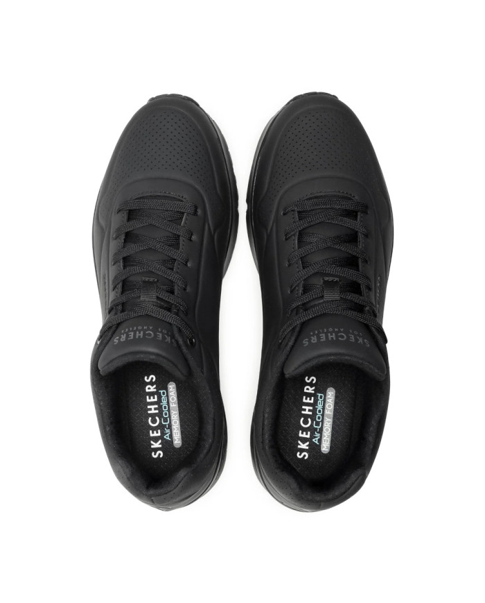 Skechers Męskie Sneakersy Uno Stand On Air 52458BBK Czarny | Sklep Monotox