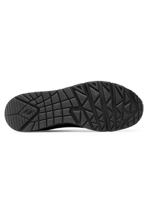 Skechers Męskie Sneakersy Uno Stand On Air 52458BBK Czarny | Sklep Monotox