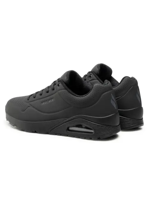 Skechers Męskie Sneakersy Uno Stand On Air 52458BBK Czarny | Sklep Monotox