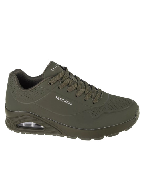 Skechers Męskie Sneakersy Uno Stand On Air 52458DKGR Dark Green | Sklep Monotox