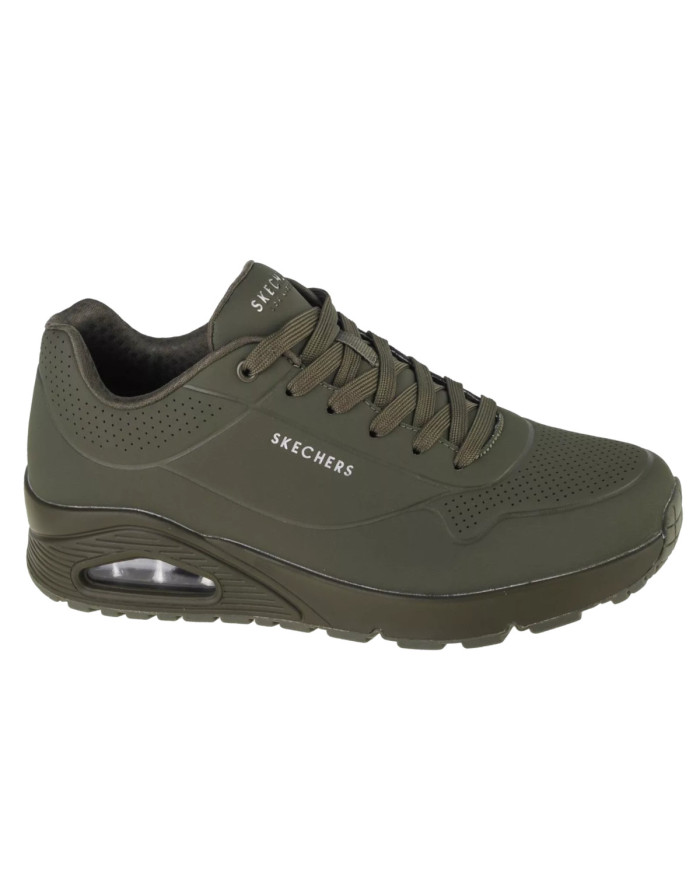 Skechers Męskie Sneakersy Uno Stand On Air 52458DKGR Dark Green | Sklep Monotox