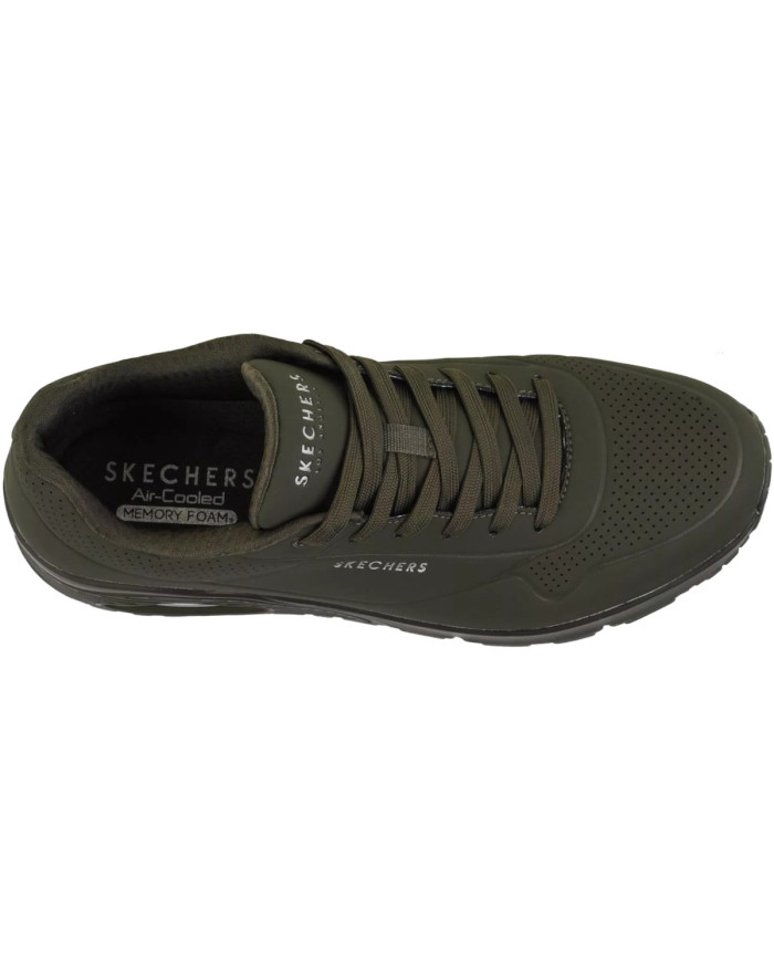Skechers Męskie Sneakersy Uno Stand On Air 52458DKGR Dark Green | Sklep Monotox
