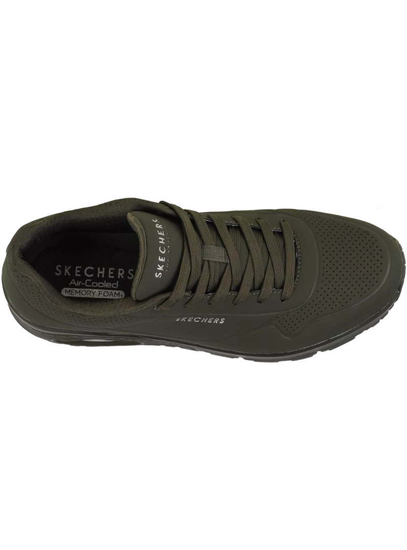 Skechers Męskie Sneakersy Uno Stand On Air 52458DKGR Dark Green | Sklep Monotox