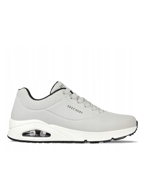 Skechers Męskie Sneakersy Uno Stand On Air 52458LGBK Szary | Sklep Monotox