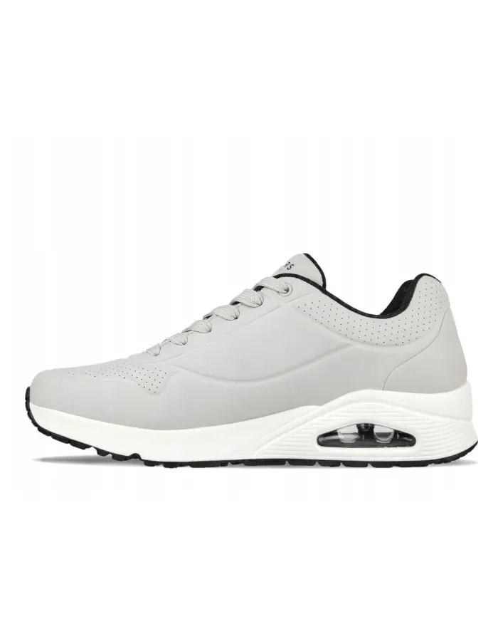 Skechers Męskie Sneakersy Uno Stand On Air 52458LGBK Szary | Sklep Monotox