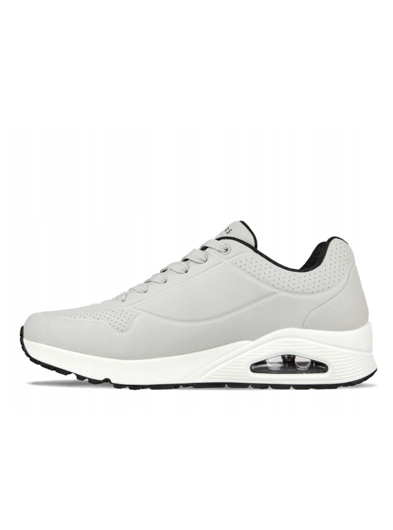 Skechers Męskie Sneakersy Uno Stand On Air 52458LGBK Szary | Sklep Monotox