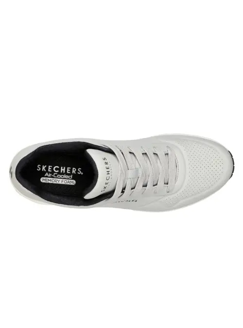 Skechers Męskie Sneakersy Uno Stand On Air 52458LGBK Szary | Sklep Monotox
