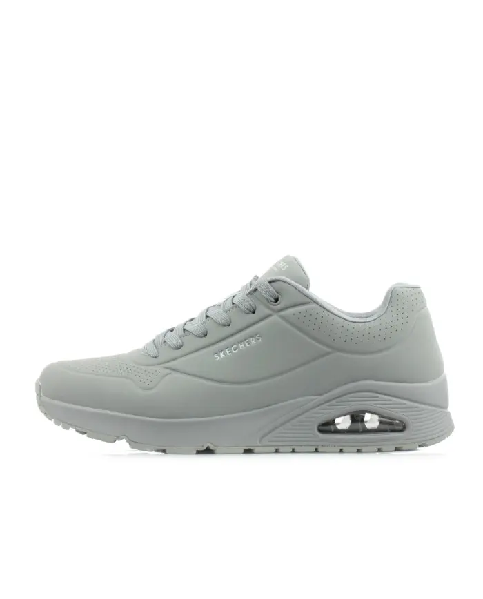 Skechers Męskie Sneakersy Uno Stand On Air 52458LTGY Light Grey | Sklep Monotox