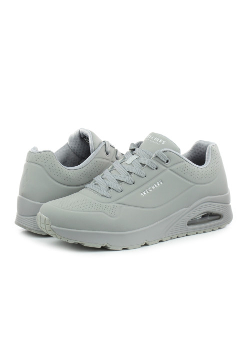 Skechers Męskie Sneakersy Uno Stand On Air 52458LTGY Light Grey | Sklep Monotox