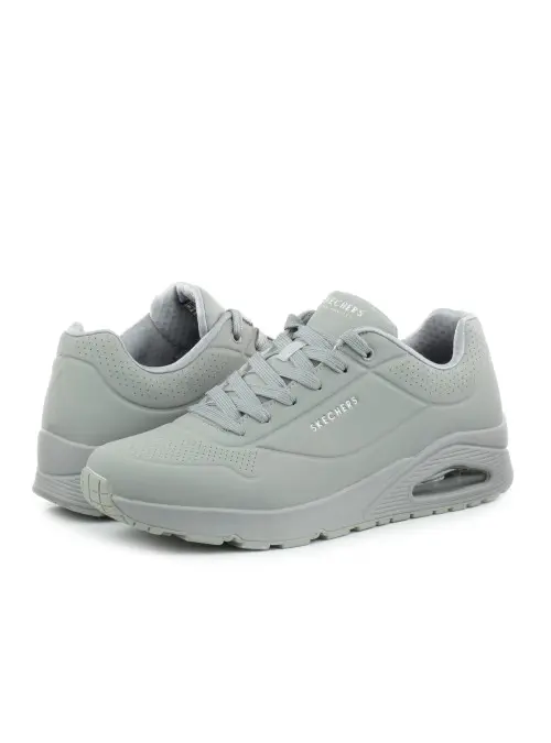 Skechers Męskie Sneakersy Uno Stand On Air 52458LTGY Light Grey | Sklep Monotox