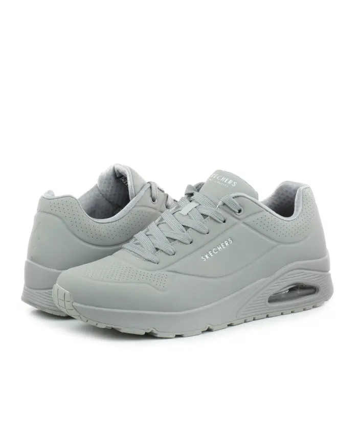 Skechers Męskie Sneakersy Uno Stand On Air 52458LTGY Light Grey | Sklep Monotox
