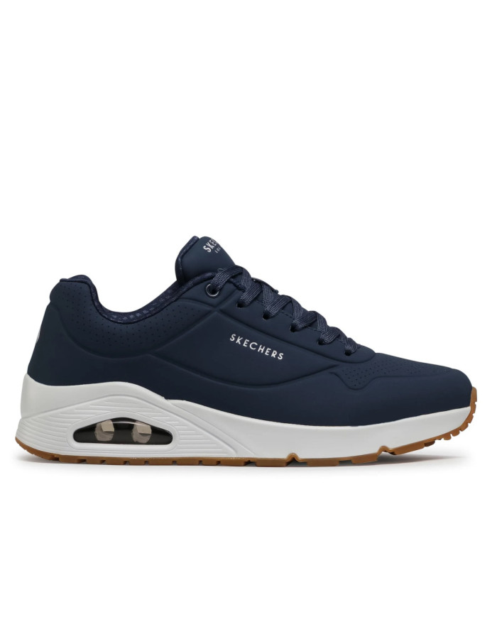 Skechers Męskie Sneakersy Uno Stand On Air 52458NVY Granatowy | Sklep Monotox