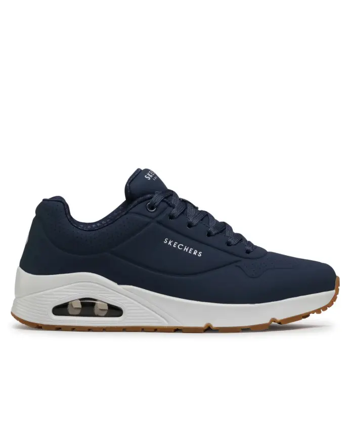 Skechers Męskie Sneakersy Uno Stand On Air 52458NVY Granatowy | Sklep Monotox