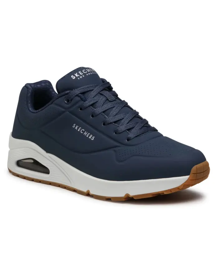 Skechers Męskie Sneakersy Uno Stand On Air 52458NVY Granatowy | Sklep Monotox