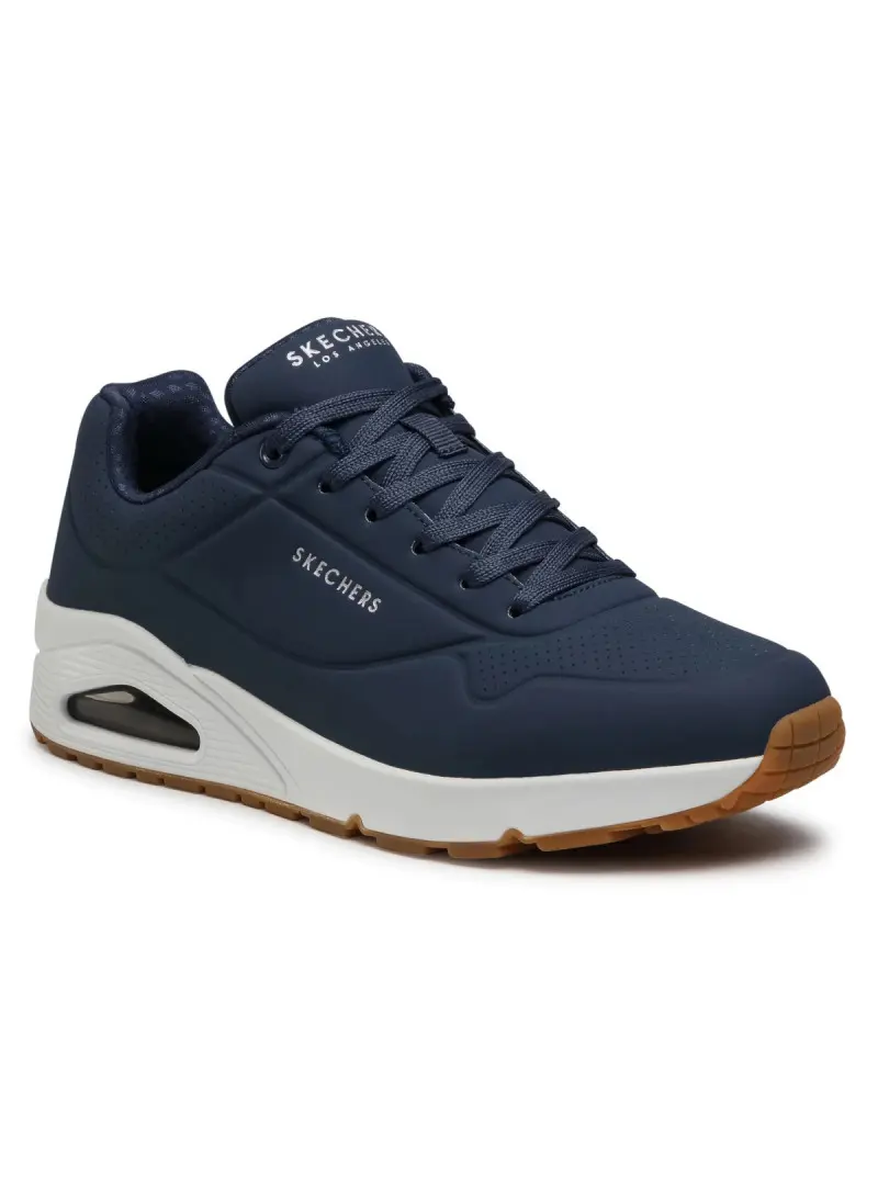 Skechers Męskie Sneakersy Uno Stand On Air 52458NVY Granatowy | Sklep Monotox