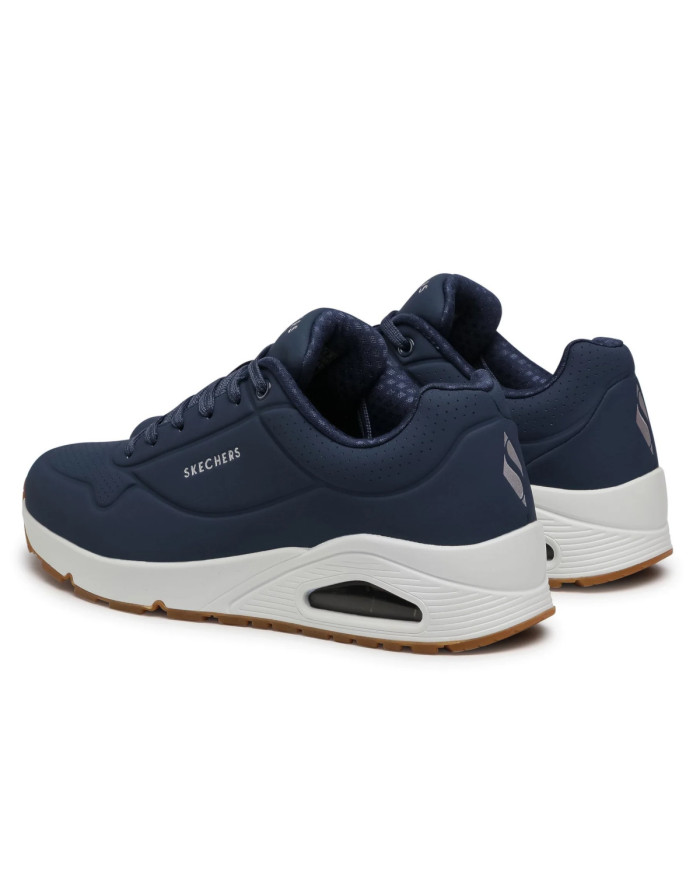 Skechers Męskie Sneakersy Uno Stand On Air 52458NVY Granatowy | Sklep Monotox