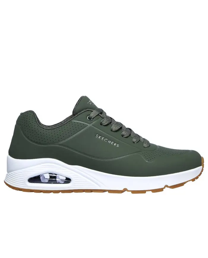 Skechers Męskie Sneakersy Uno Stand On Air 52458OLV Olive | Sklep Monotox